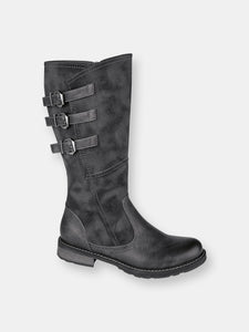 Womens/Ladies Romia Calf Boot - Black