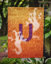 Load image into Gallery viewer, 11 x 15 1/2 in. Polyester Halloween Ghost Letter  Garden Flag 2-Sided 2-Ply
