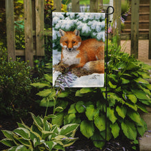 Load image into Gallery viewer, 11 x 15 1/2 in. Polyester Fox Garden Flag 2-Sided 2-Ply