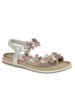 Load image into Gallery viewer, Womens/Ladies Marcia Sandals (Silver Shimmer)