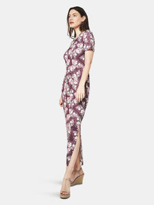 Eva Maxi Dress in Abstract Butterfly