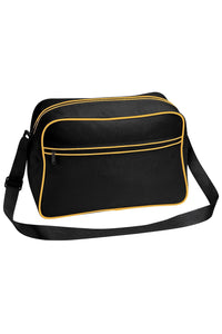 Retro Adjustable Shoulder Bag 18 Liters- Black/Gold