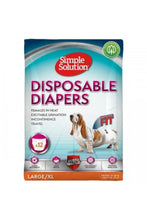 Load image into Gallery viewer, Simple Solution Disposable Dog Diapers (Pack Of 12) (May Vary) (Puppy/Toy Breeds)