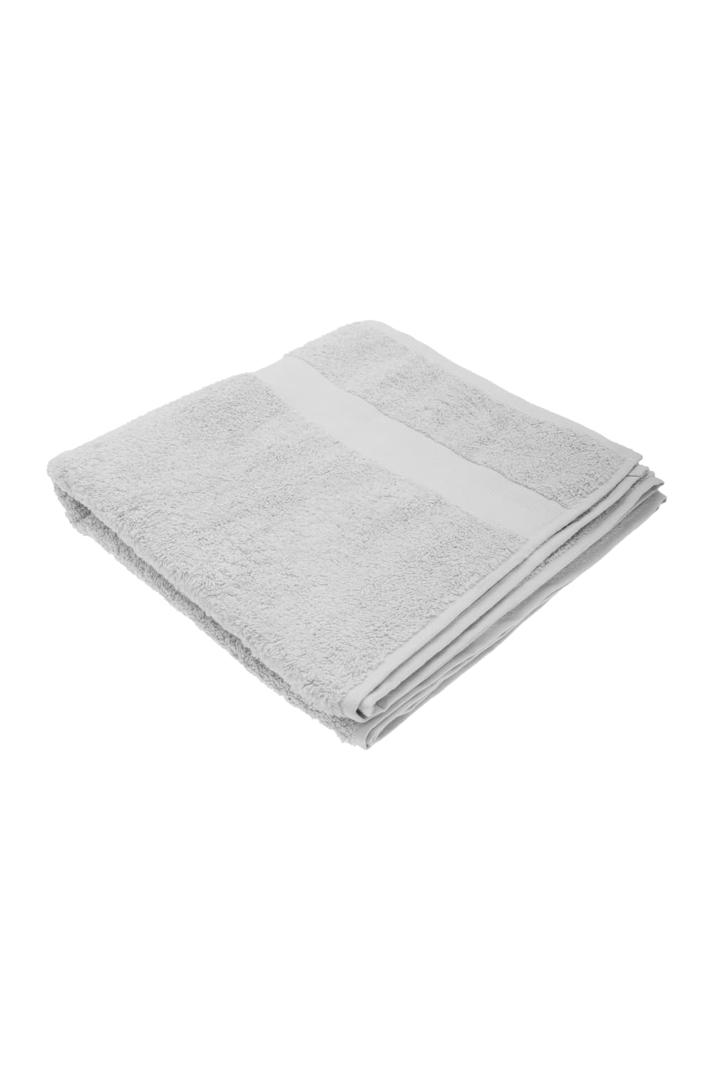 Jassz Premium Heavyweight Plain Bath Towel 28 x 56 inches (Pack of 2) (White) (One Size)