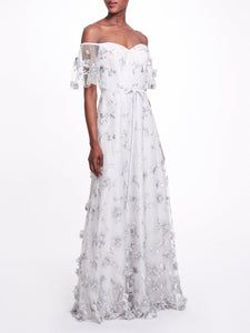 Portici Gown - Dove Grey