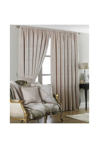 Riva Home Winchester Pencil Pleat Curtains (Natural) (90x90in)