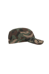 Tank Brushed Cotton Military Cap - Camouflage