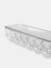 Load image into Gallery viewer, Michael Graves Design Stackable 14 Compartment Plastic Egg Container with Lid, Clear