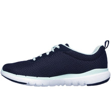 Load image into Gallery viewer, Womens/Ladies Flex Appeal 3.0 First Insight Sneaker - Navy/Aqua