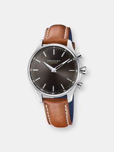 Kronaby Sekel S2749-1 Brown Leather Automatic Self Wind Smart Watch
