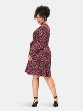 Load image into Gallery viewer, Long Sleeve Perfect Wrap Dress (Curve)