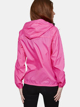 Load image into Gallery viewer, Sloane - Pink Fluo Full Zip Packable Rain Jacket
