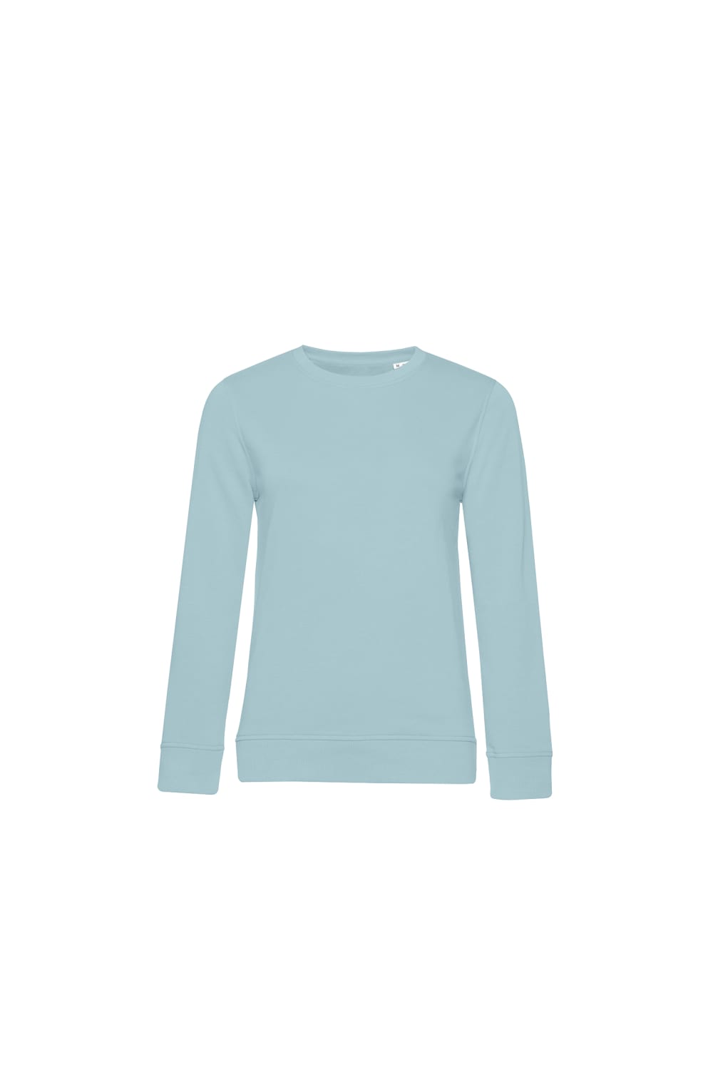 B&C Womens/Ladies Organic Sweatshirt (Duck Egg Blue)