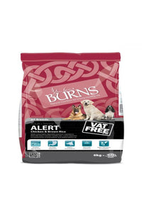 Burns Alert Chicken And Brown Rice Hypoallergenic Complete Dry Dog Food (May Vary) (4.4lb)