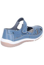 Load image into Gallery viewer, Womens/Ladies Jasmine Touch Fastening Mary Jane Shoe - Blue