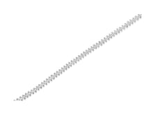 Load image into Gallery viewer, 18K White Gold Round Cut PavT Diamond Tennis Bracelet