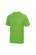 Load image into Gallery viewer, Just Cool Mens Performance Plain T-Shirt (Lime Green)