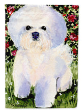Load image into Gallery viewer, Bichon Frise Garden Flag 2-Sided 2-Ply