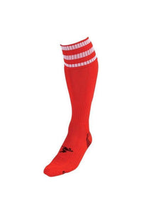 Precision Childrens/Kids Pro Football Socks (Red/White)