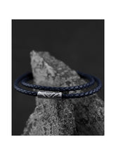 Load image into Gallery viewer, The Delta Double - Navy/Silver