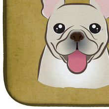 Load image into Gallery viewer, 14 in x 21 in French Bulldog Spoiled Dog Lives Here Dish Drying Mat