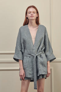 Linen Robe Jacket