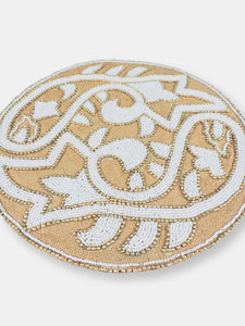 Il Pesce Glass Bead Embroidered Placemat