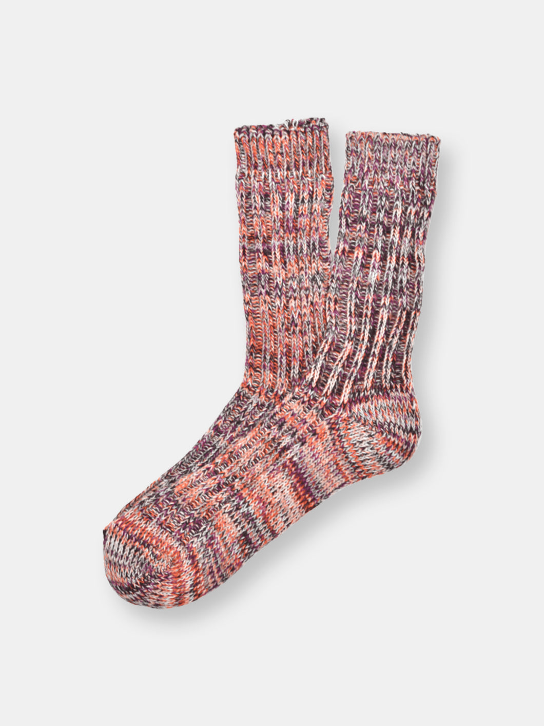 Italian Coral Wool Boot Socks