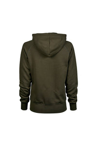 Tee Jays Womens/Ladies Full Zip Hooded Sweatshirt (Dark Olive)