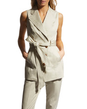 Load image into Gallery viewer, Belted Vest In Stone