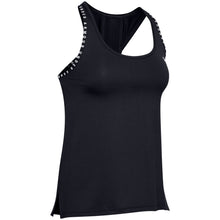 Load image into Gallery viewer, Under Armour Womens/Ladies Knockout Tank Top (Black/White)