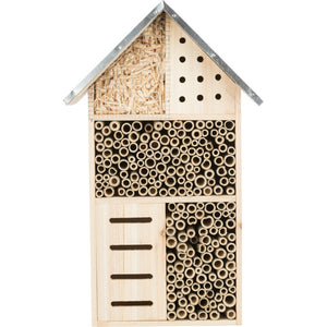 Trixie Wood Bug & Bee Hotel (Light Brown) (One Size)