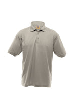 Load image into Gallery viewer, UCC 50/50 Mens Heavweight Plain Pique Short Sleeve Polo Shirt (Heather Grey)