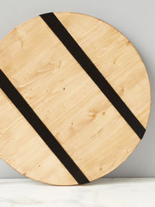 Black Round Mod Charcuterie Board, Large