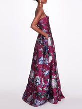 Load image into Gallery viewer, Floral Fil Coupe Gown