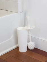 Load image into Gallery viewer, Plastic Toilet Brush Holder, White