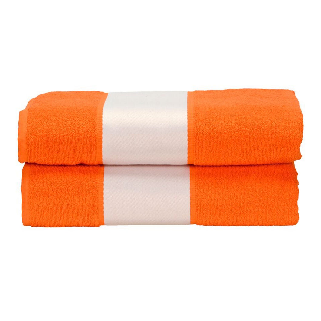 A&R Towels Subli-Me Bath Towel (Bright Orange) (One Size)