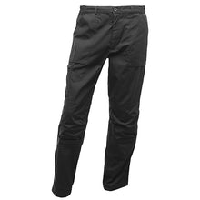 Load image into Gallery viewer, Regatta Mens Workwear Action Pants (Water Repellent) (Black)