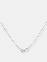 Load image into Gallery viewer, Clear Quartz Horizon Necklace - Silver