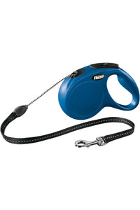 Flexi New Classic Cord Dog Leash (Blue) (Medium - 16ft)