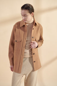 Wool Blend Shirts Jacket