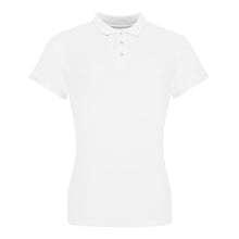 Load image into Gallery viewer, AWDis Just Polos Womens/Ladies The 100 Girlie Polo Shirt (White)