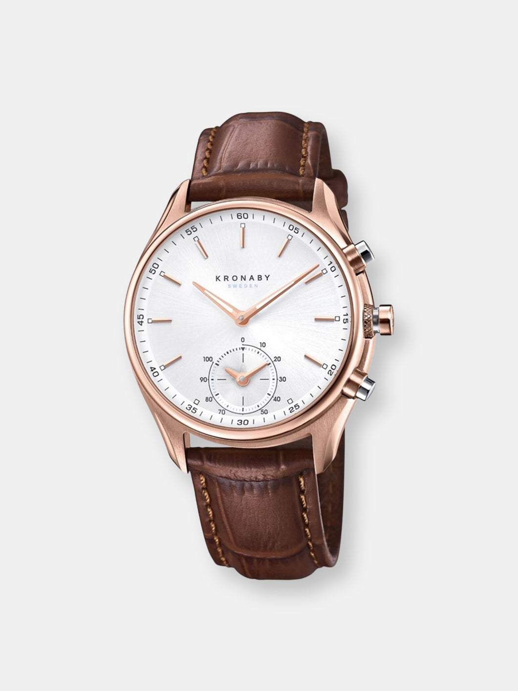 Kronaby Sekel S2746-1 Brown Leather Automatic Self Wind Smart Watch