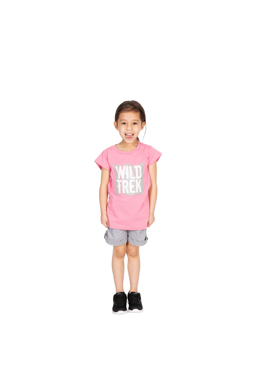 Childrens Girls Arriia Short Sleeve T-Shirt - Flamingo