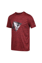 Load image into Gallery viewer, Mens Fingal V Graphic Active T-Shirt - Burnt Salmon