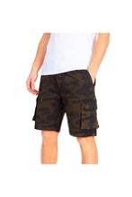 Load image into Gallery viewer, Brave Soul Mens Camo Cargo Shorts (Khaki)