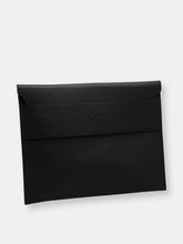 Load image into Gallery viewer, Carpeta Portfolio Sleeve With Pocket - Textured Black