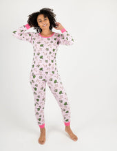 Load image into Gallery viewer, Womens Zoo Animals Cotton Pajamas