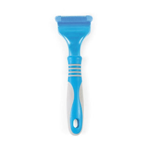 Ancol Ergo Dog Stripping Comb (Blue) (One Size)