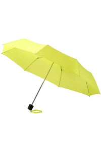 Bullet 21.5in Ida 3-Section Umbrella (Neon Green) (9.4 x 38.2 inches)